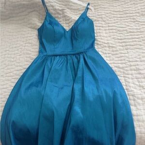 Beautiful teal formal dress